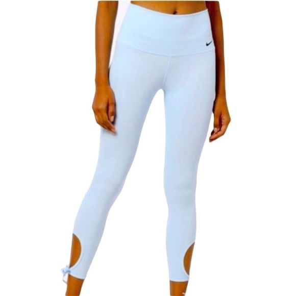 Nike Women’s 7/8 Ribbed Training Tights High Rise - Picture 1 of 11